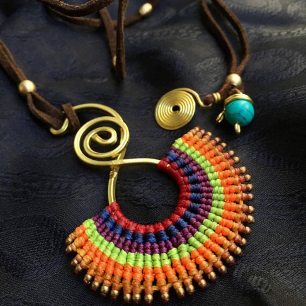 Macrame Pendant Handmade